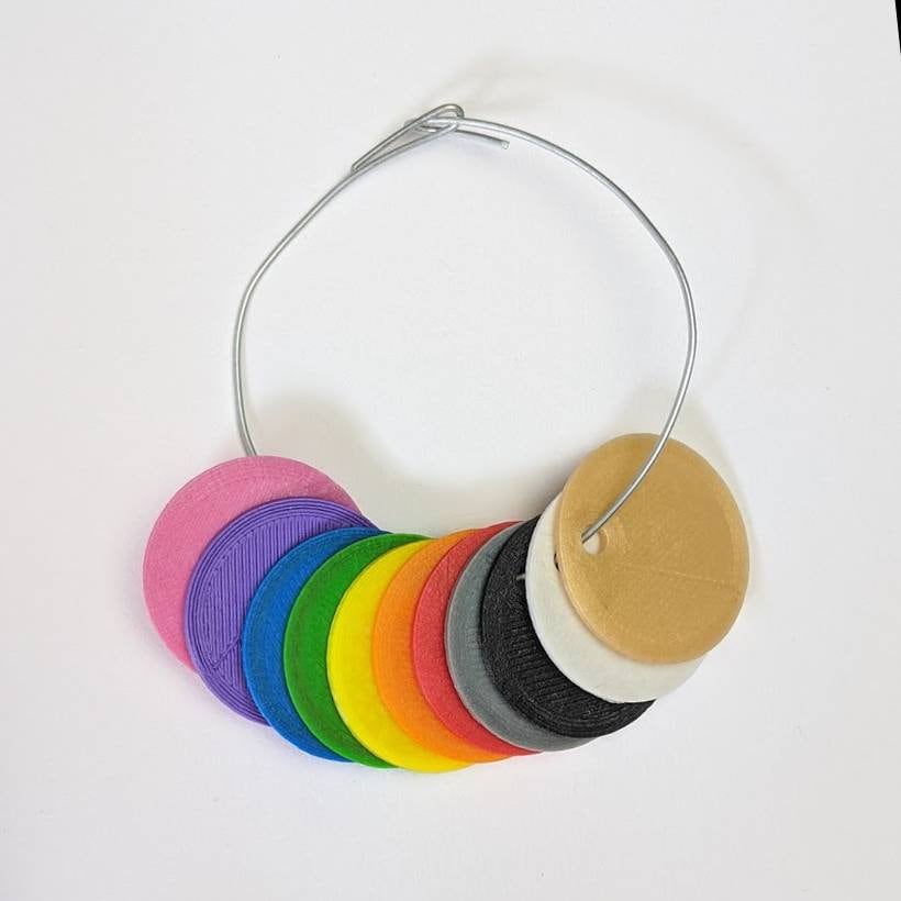 Dice Earrings—Pride Flags