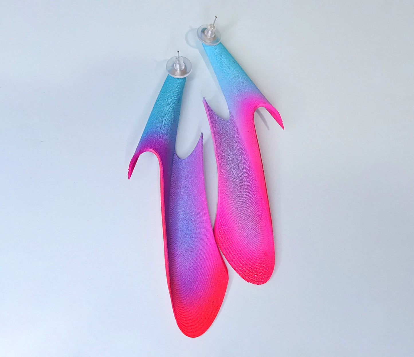 Neon Berry — Paraslip Earrings