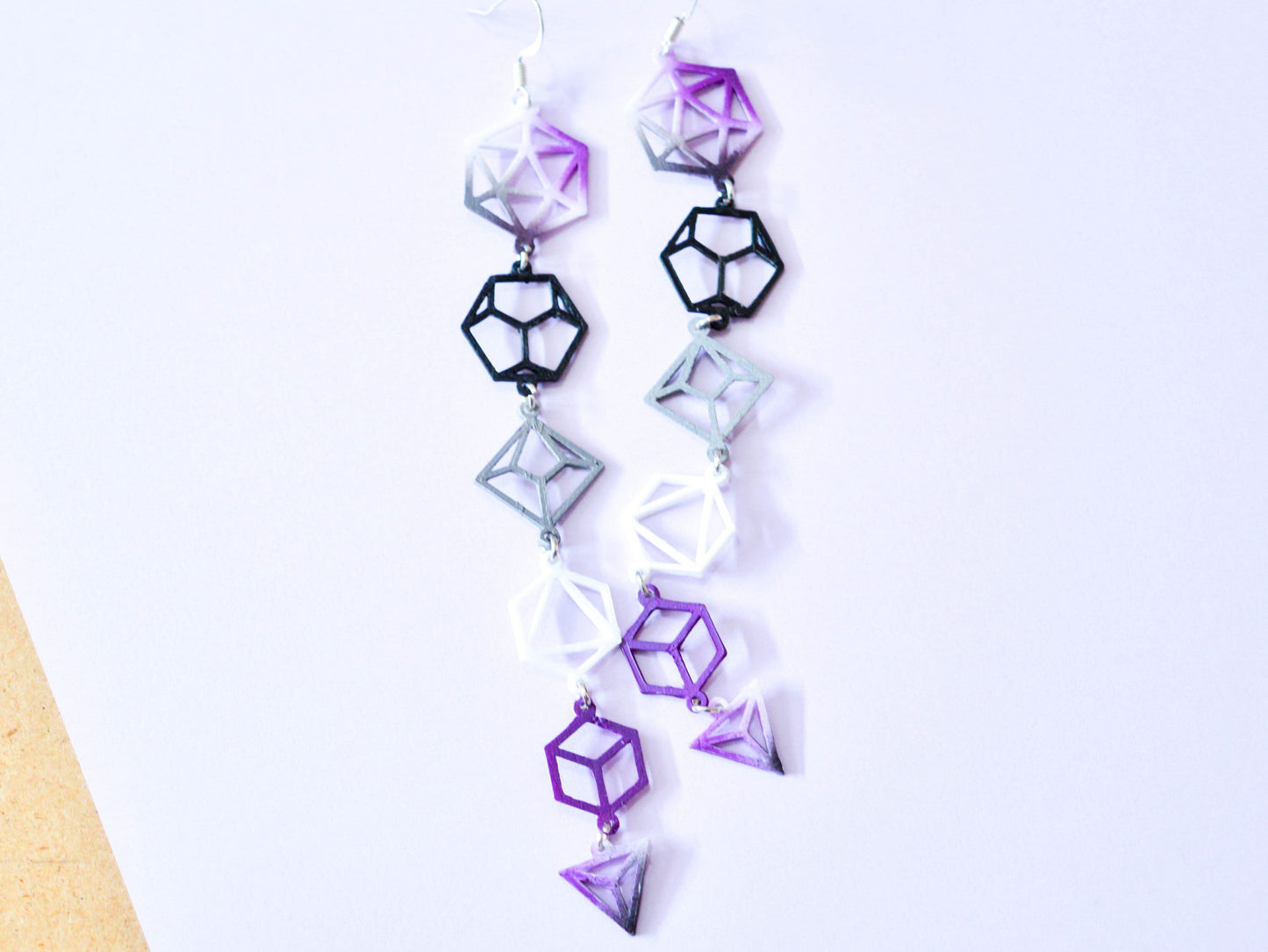 Ace Flag Dice Earrings