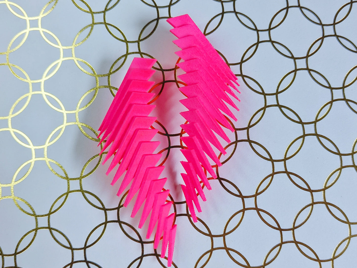 Pink Earrings — Stud Parabora