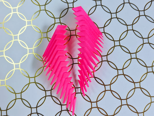 Pink Earrings — Stud Parabora