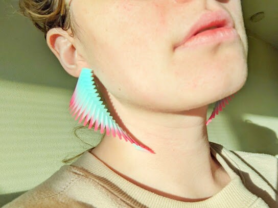 Mint and Pink Earrings —  Parazeph