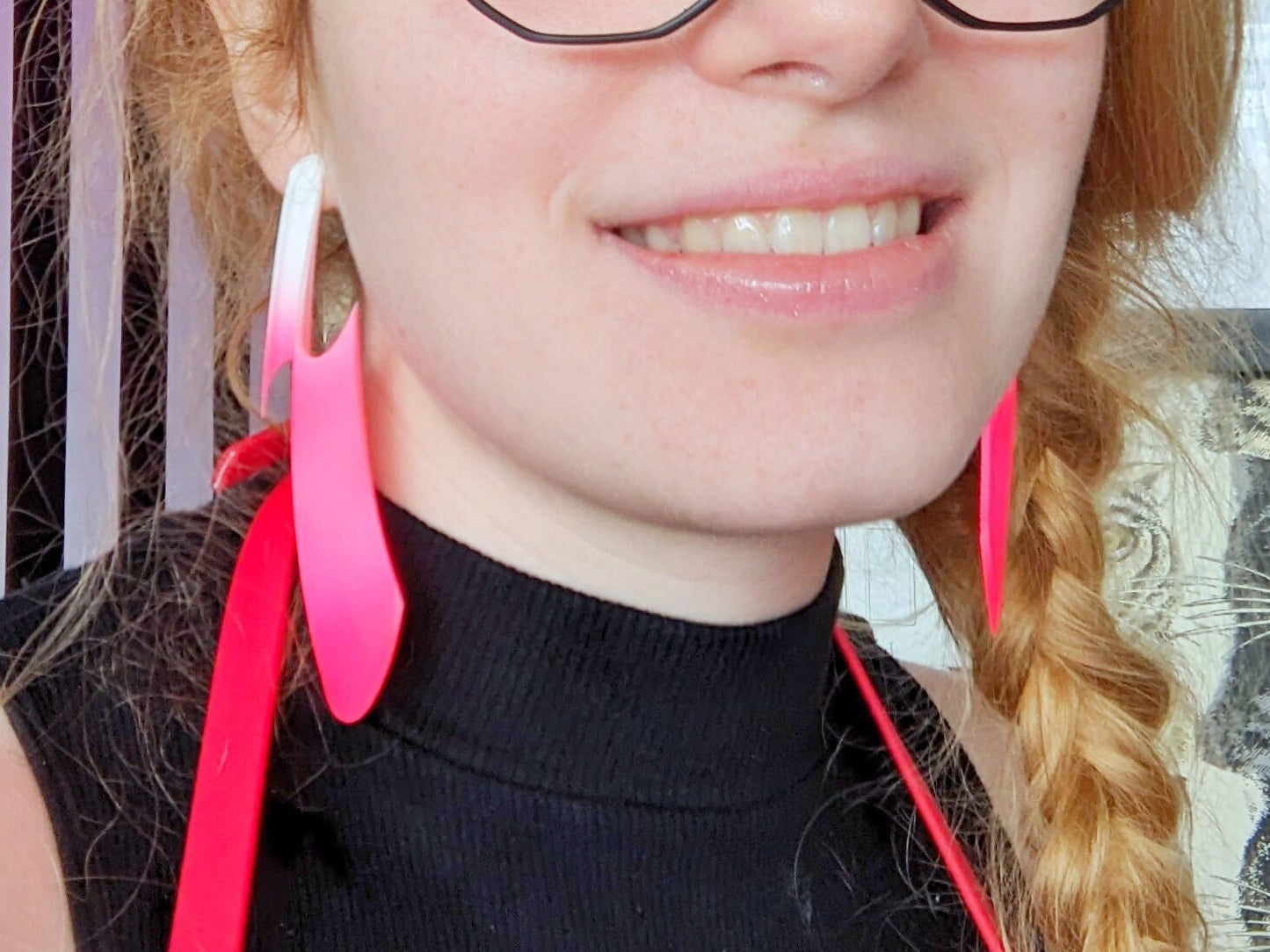 Pink Haze — Paraslip Earrings