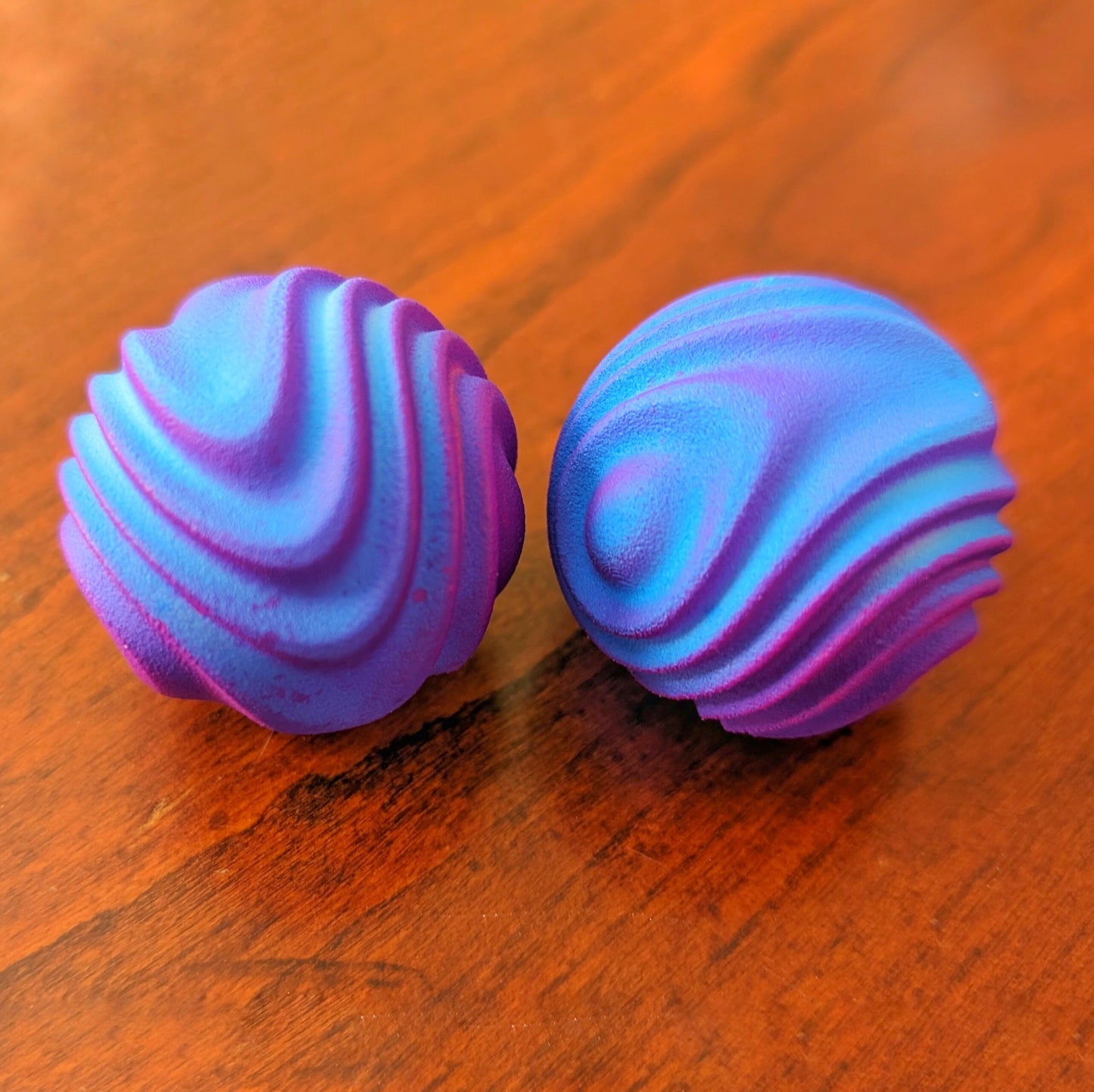 Neon Blue Berry Earrings —  Paranott