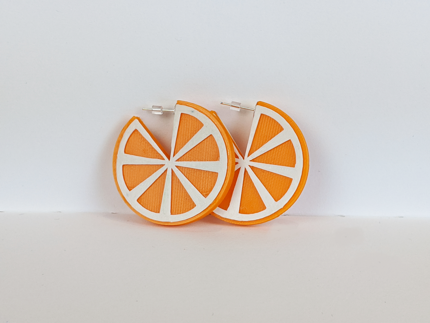 Lemon Wheel Earrings