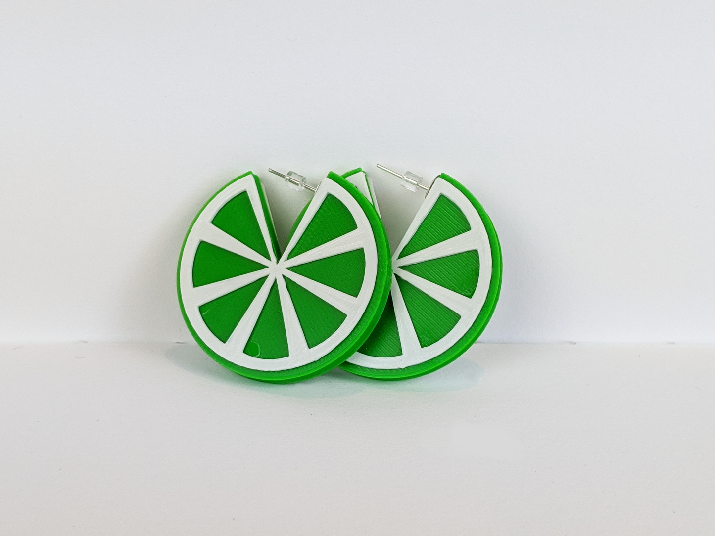 Lemon Wheel Earrings